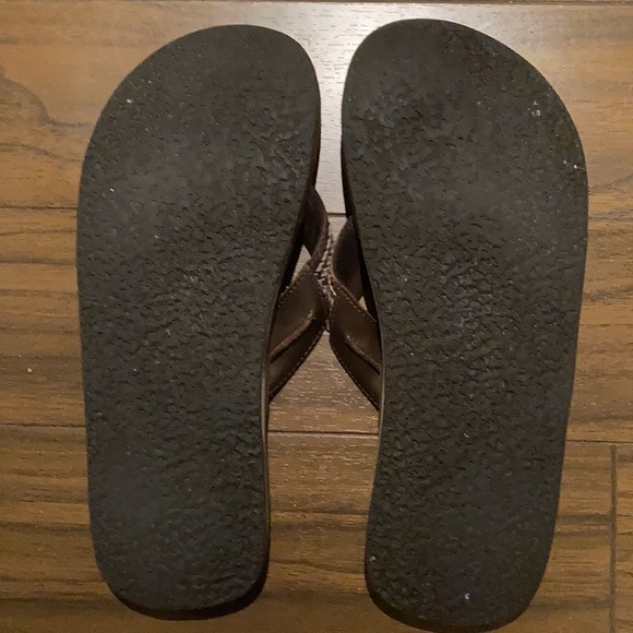 Leather flip flops. Resoled - Picture 2 of 2